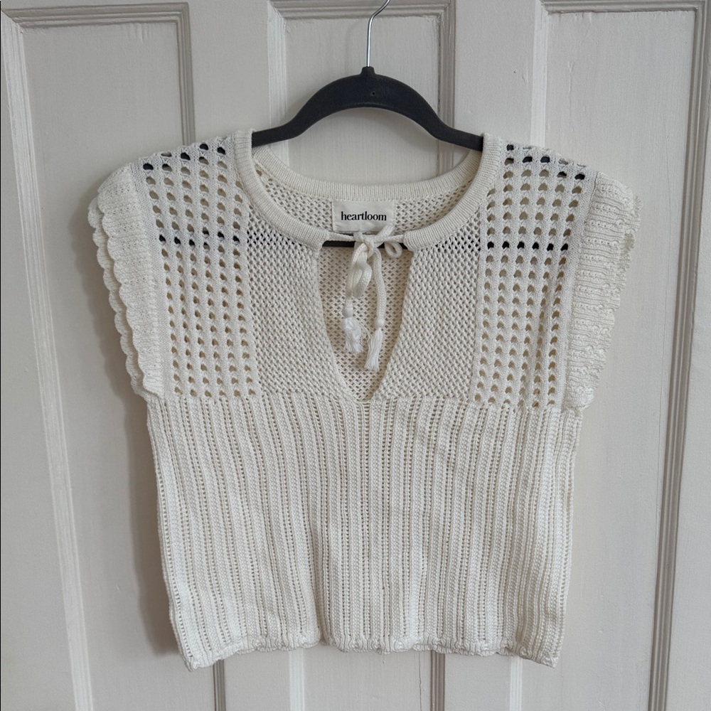 Heartloom Ivory Knit  Top